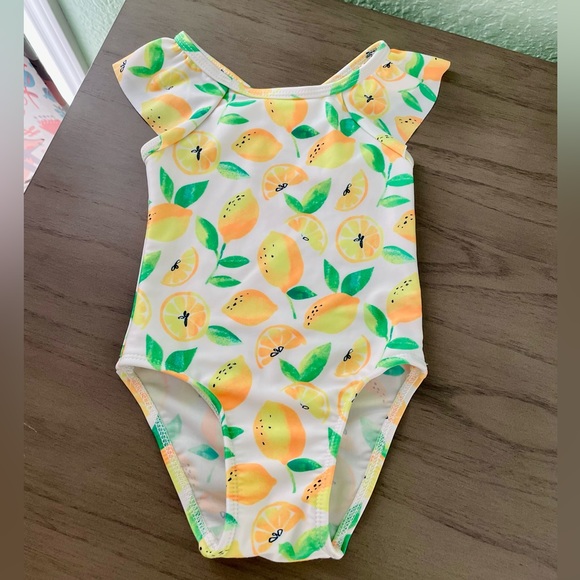 SOLD12m Lemon Bathing Suit - Picture 2 of 4